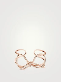 Romance 18K Pink Gold Bracelet With Diamonds
