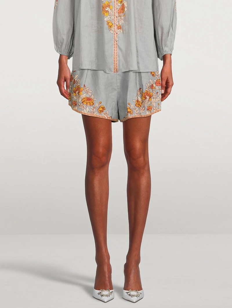 Andie Tuck Shorts Floral Print