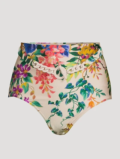 Tropicana High Waisted Swim Bottoms