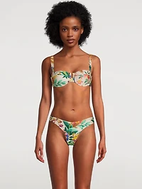 Tropicana Balconette Bikini Top Floral Print
