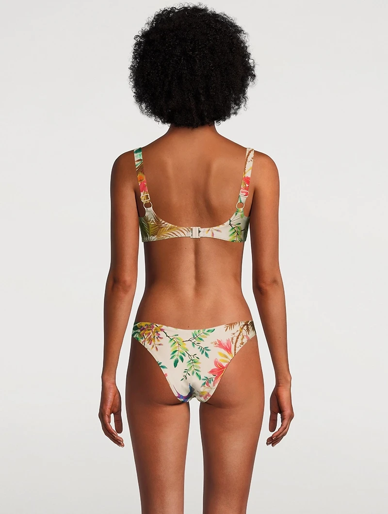 Tropicana Balconette Bikini Top Floral Print
