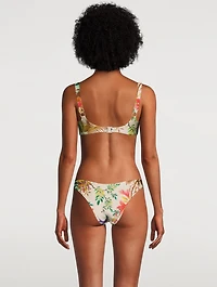 Tropicana Balconette Bikini Top Floral Print