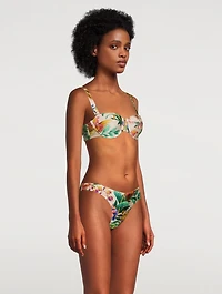 Tropicana Balconette Bikini Top Floral Print