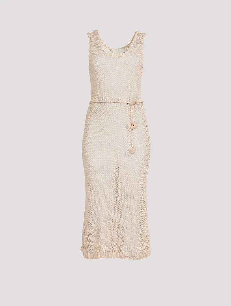 Tropicana Knit Midi Dress