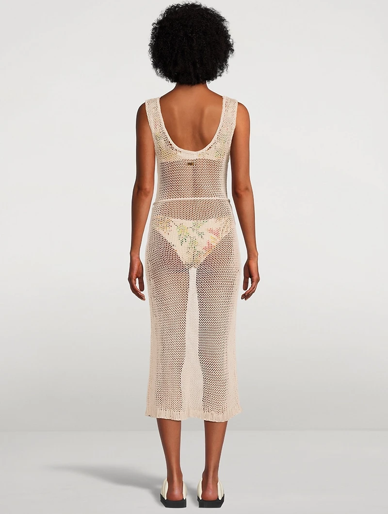 Tropicana Knit Midi Dress