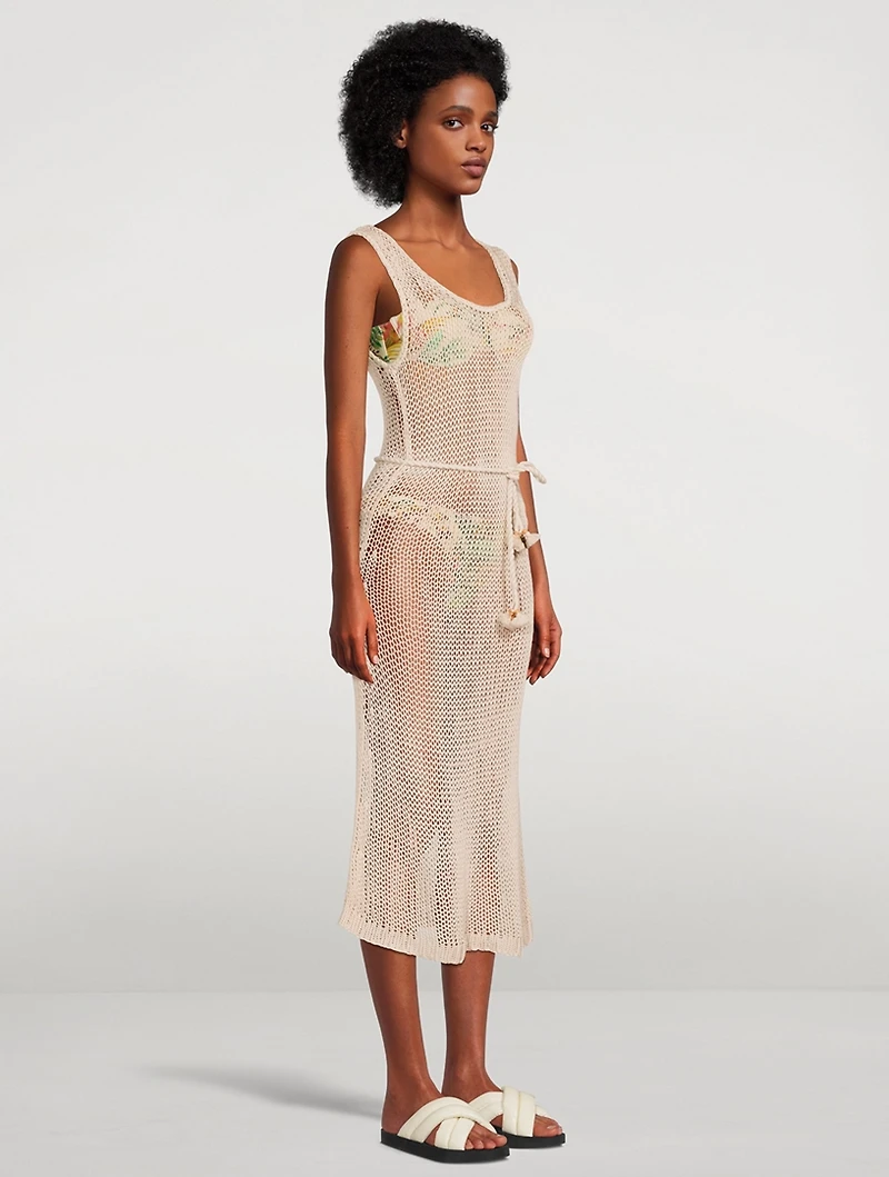 Tropicana Knit Midi Dress
