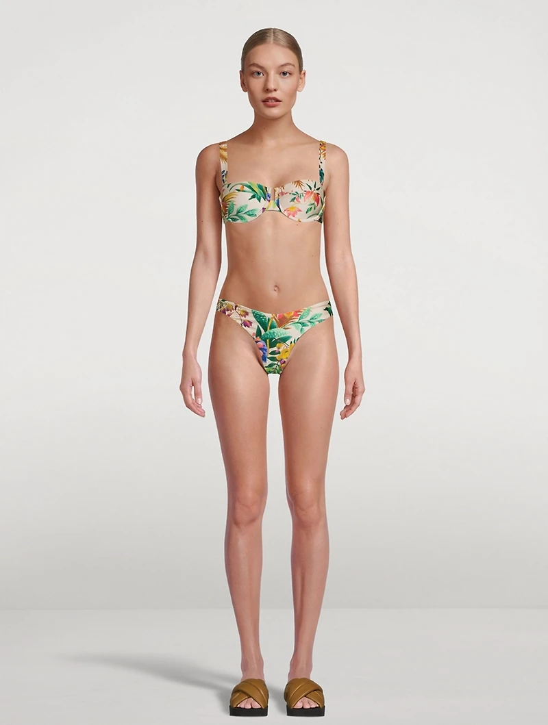 Tropicana Bikini Bottom Floral Print