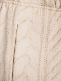 Miramar Trompe L'oeil Cable-Knit Joggers