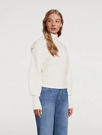 Crossover Back Sweater