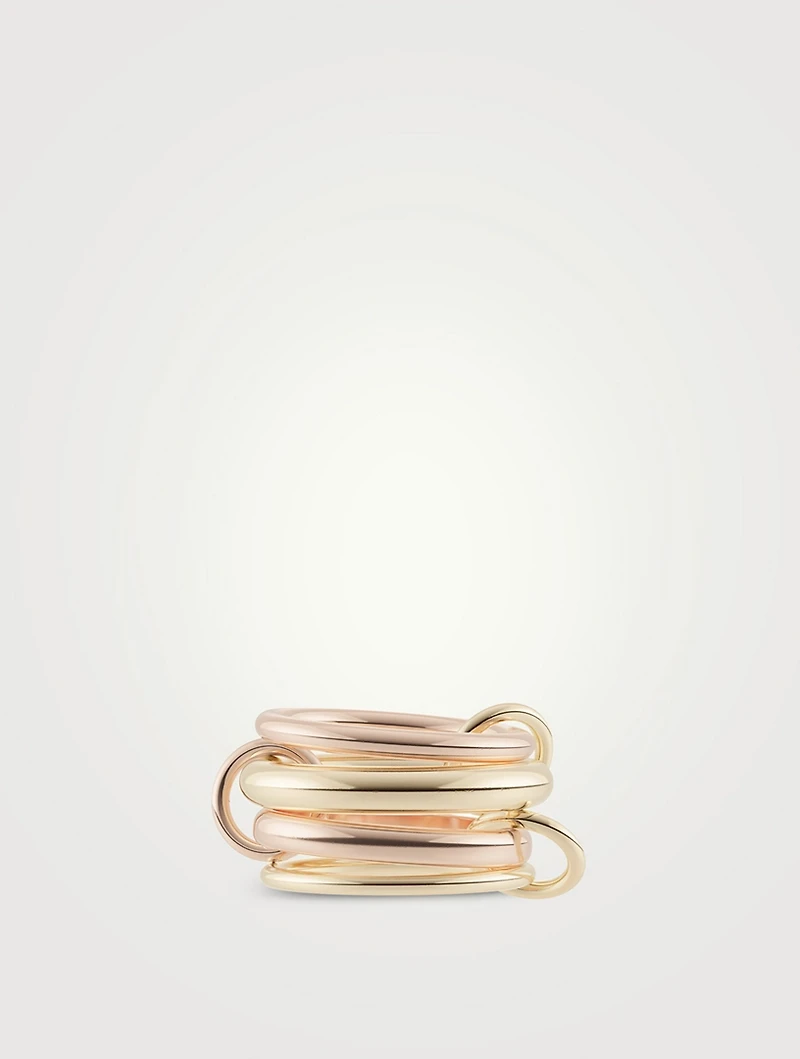 Rain 18K Gold Stacked Ring