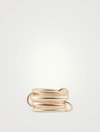 Rain 18K Gold Stacked Ring