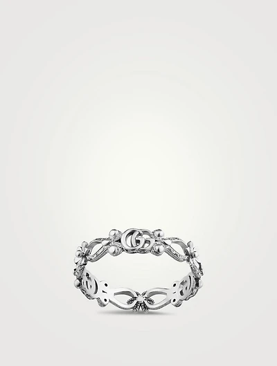 Flora 18K White Gold Ring