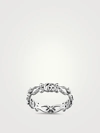 Flora 18K White Gold Ring