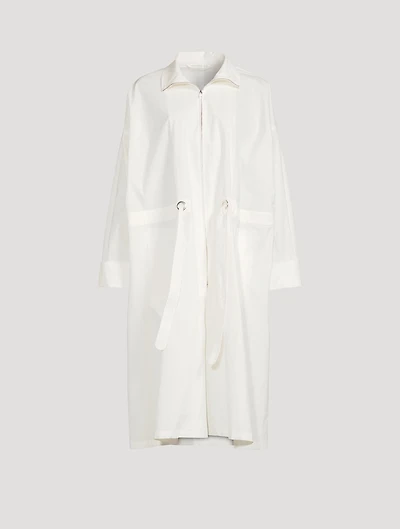 Paper Cotton Drawstring Coat