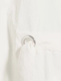 Paper Cotton Drawstring Coat