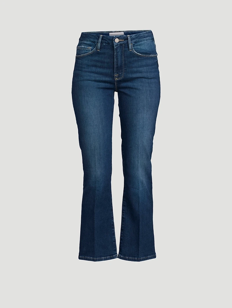 Le Crop Mini Degradable Bootcut Jeans
