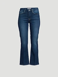 Le Crop Mini Degradable Bootcut Jeans