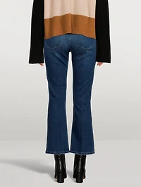 Le Crop Mini Degradable Bootcut Jeans