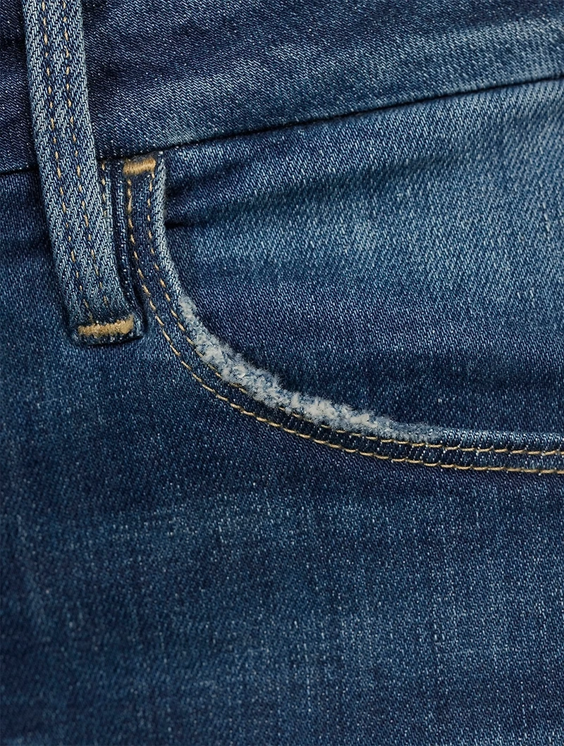 Le Crop Mini Degradable Bootcut Jeans