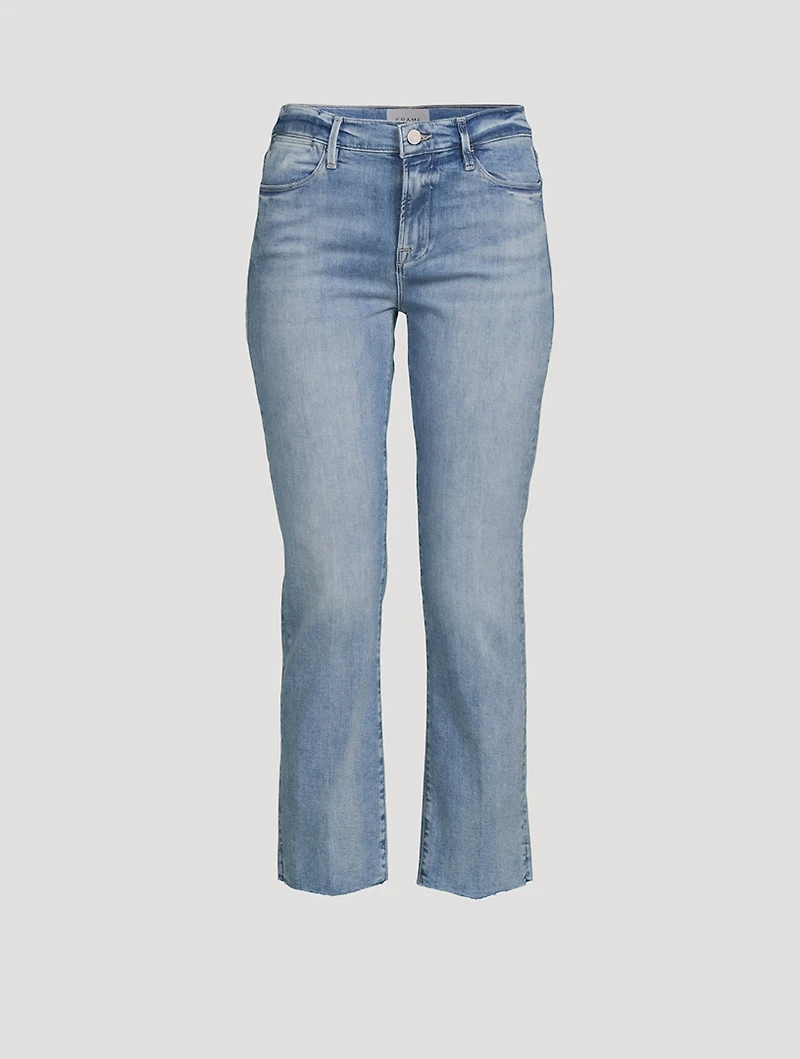 Le High Degradable Straight-Leg Jeans