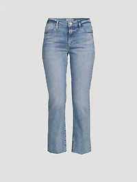Le High Degradable Straight-Leg Jeans