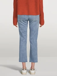 Le High Degradable Straight-Leg Jeans