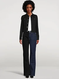 Le Jane High-Waisted Colourblock Jeans