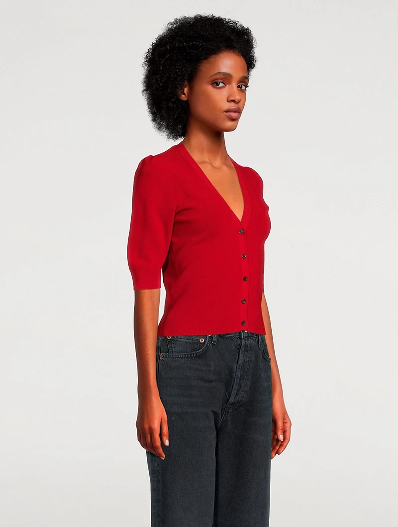Jocelyn Silk And Cotton Cardigan