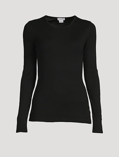 Essential Rib Long-Sleeve T-Shirt