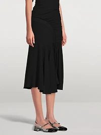 Metallic Mary Jane Slingback Pumps With Chain Strap