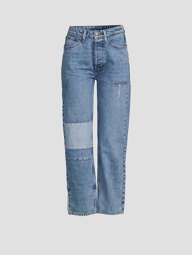 Brooklyn Reversed Straight-Leg Jeans
