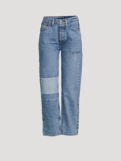 Brooklyn Reversed Straight-Leg Jeans