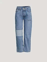 Brooklyn Reversed Straight-Leg Jeans