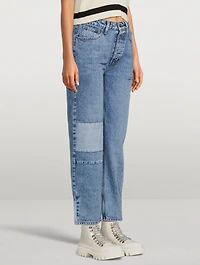 Brooklyn Reversed Straight-Leg Jeans