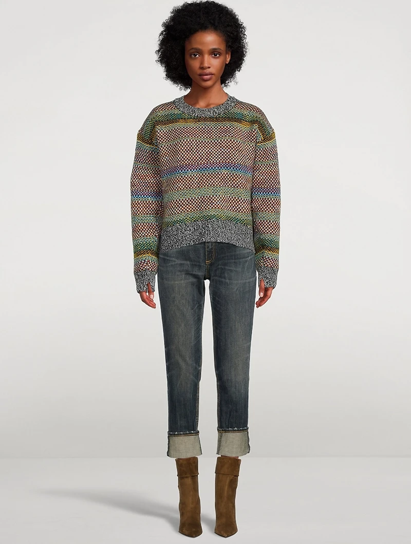 Willow Rainbow Merino Wool Sweater