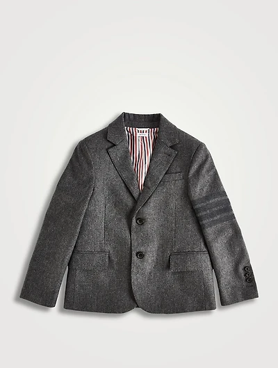 Wool And Cashmere Flannel Sport Coat