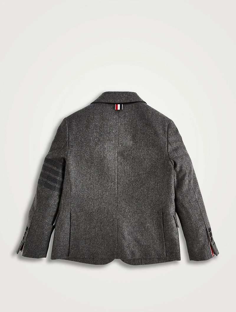 Wool And Cashmere Flannel Sport Coat