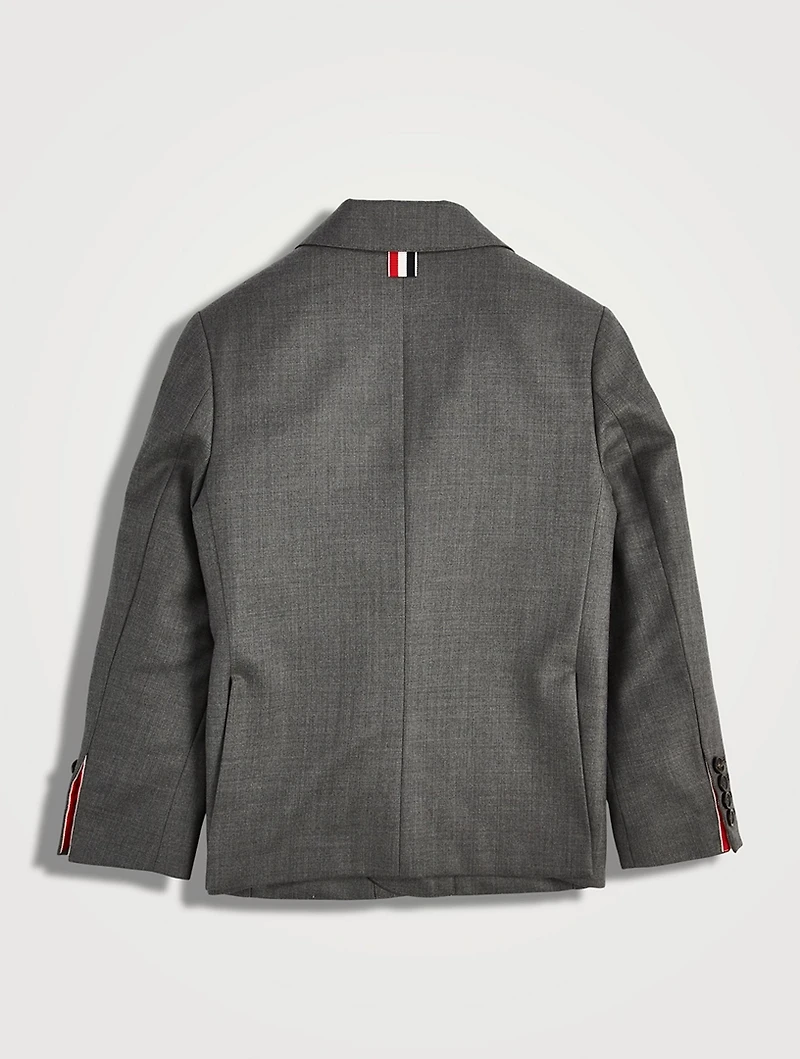 Wool Single-Breasted Blazer