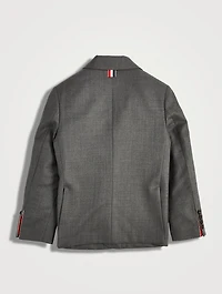 Wool Single-Breasted Blazer
