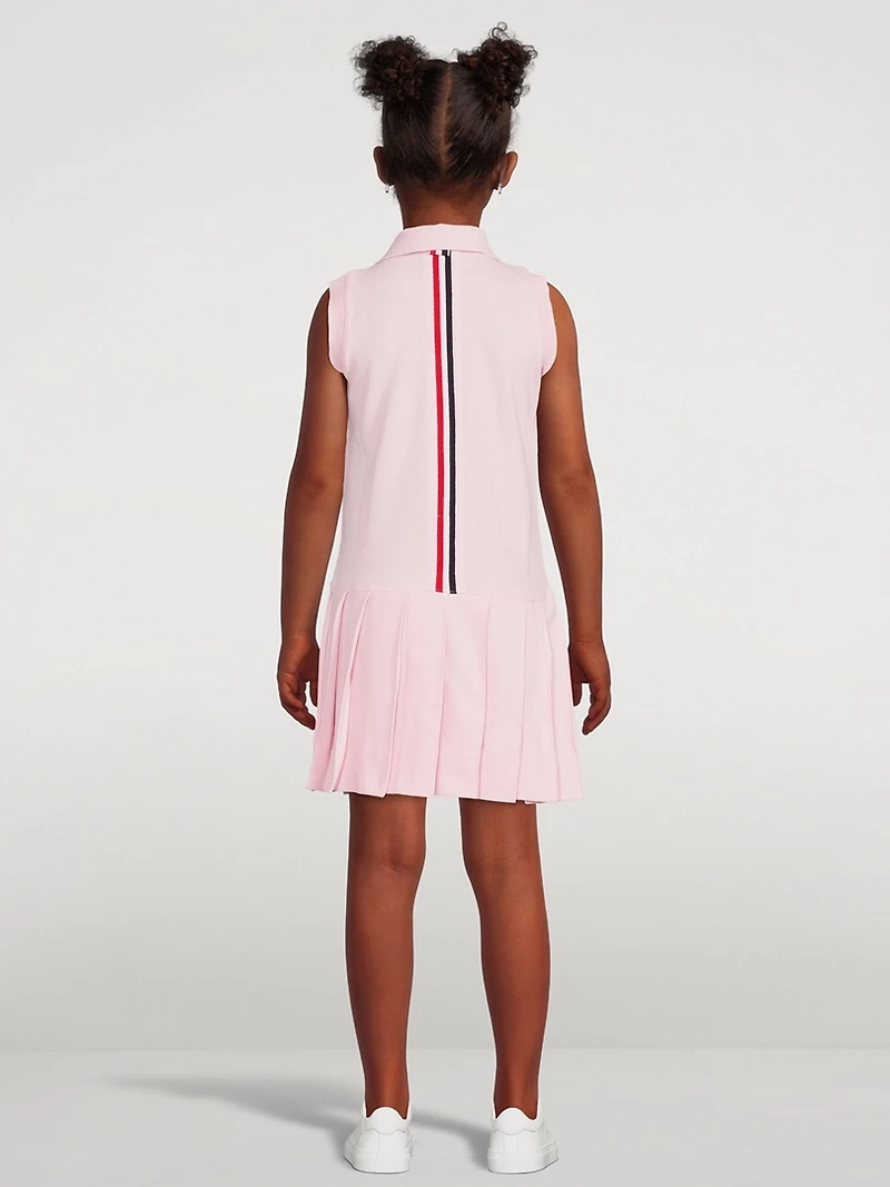 Sleeveless Polo Dress