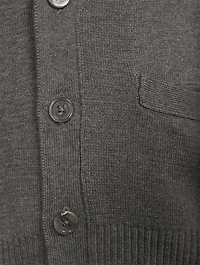 Milano Stitch Cotton V-Neck Cardigan