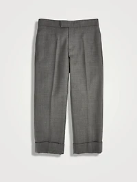 Wool Twill Suit Pants