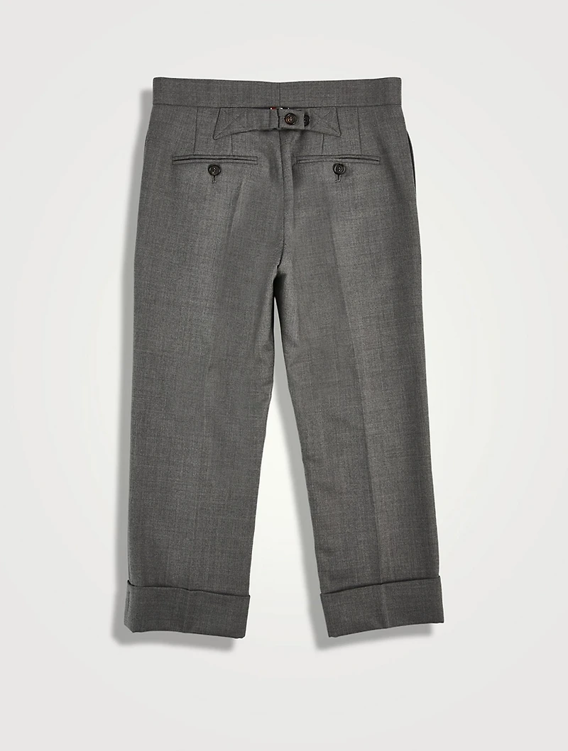 Wool Twill Suit Pants