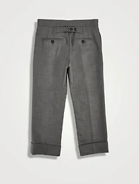 Wool Twill Suit Pants