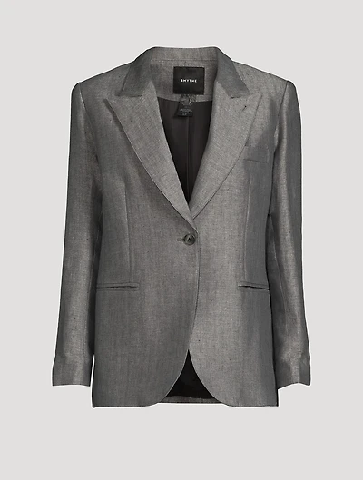 90s Herringbone Blazer