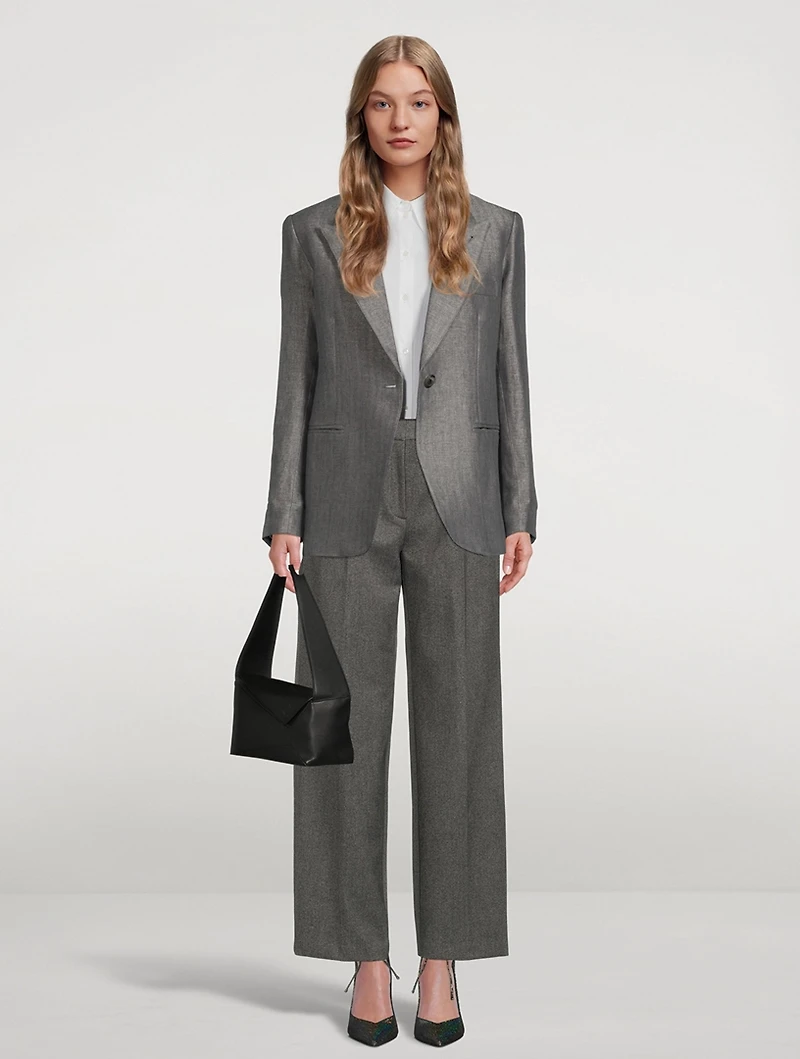 90s Herringbone Blazer