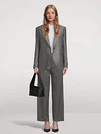 90s Herringbone Blazer