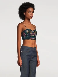 Embroidered Bustier