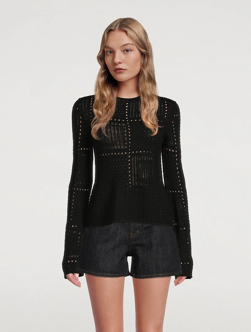 Handkerchief Crochet Sweater