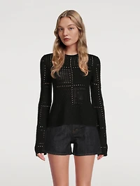 Handkerchief Crochet Sweater